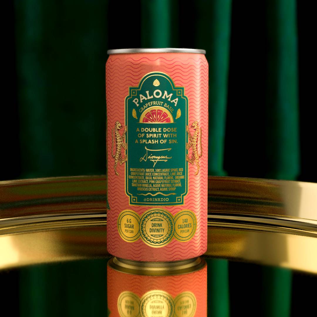 Grapefruit Basil Paloma